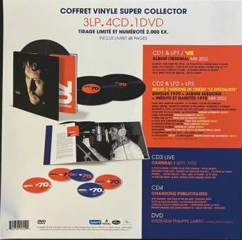 3LP/4CD/DVD Johnny Hallyday: Vie LTD | NUM