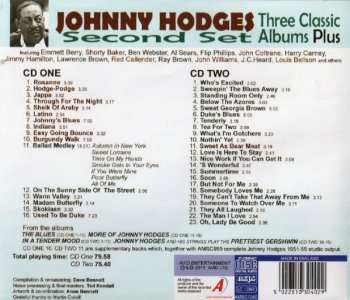 2CD Johnny Hodges: Three Classic Albums Plus (Second Set): The Blues / More Of Johnny Hodges / In A Tender Mood / Johnny Hodges And His Strings Play The Prettiest Gershwin