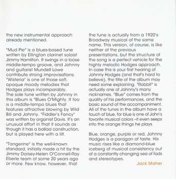 CD Johnny Hodges: Blue Hodge