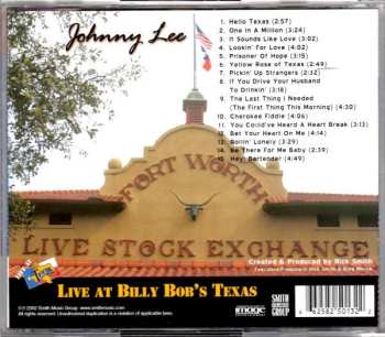 CD Johnny Lee: Live At Billy Bob's Texas