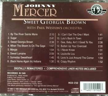 CD Johnny Mercer: Sweet Georgia Brown