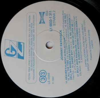 LP Johnny Paycheck: Country Hits