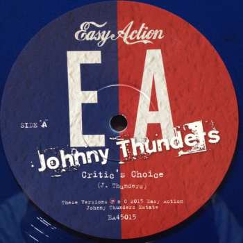 EP Johnny Thunders: Critic's Choice / So Alone CLR