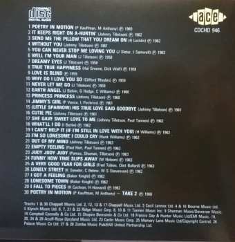 CD Johnny Tillotson: All His Early Hits - And More!!!!