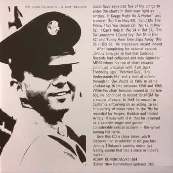 CD Johnny Tillotson: All His Early Hits - And More!!!!