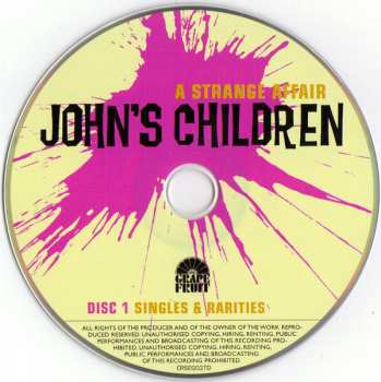 2CD John's Children: A Strange Affair (The Sixties Recordings)