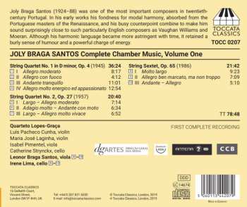 CD Joly Braga Santos: Complete Chamber Music, Volume One