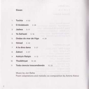 CD Jon Balke: Siwan