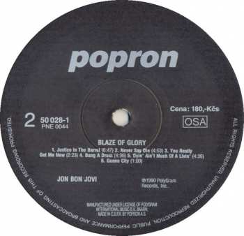 LP Jon Bon Jovi: Blaze Of Glory