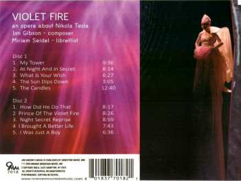 2CD Jon Gibson: Violet Fire - An Opera About Nikola Tesla