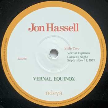 LP Jon Hassell: Vernal Equinox