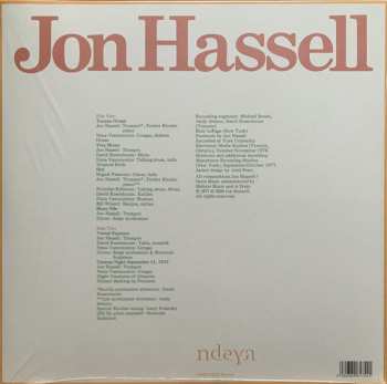 LP Jon Hassell: Vernal Equinox