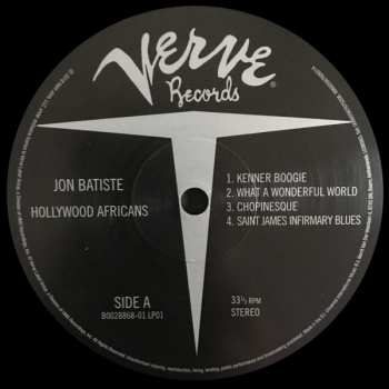 2LP Jonathan Batiste: Hollywood Africans