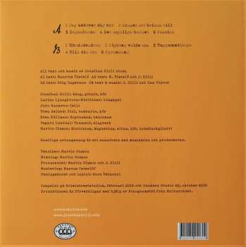 LP Jonathan Hilli: Sånger Att Brinna Till