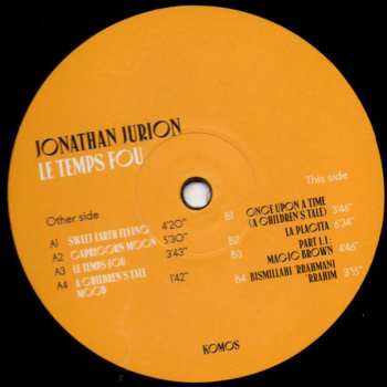 LP Jonathan Jurion: Le Temps Fou - The Music Of Marion Brown DLX