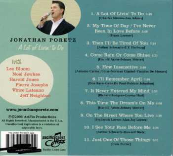 CD Jonathan Poretz: A Lot Of Livin' To Do