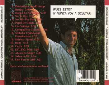 CD Jonathan Richman: ¡Jonathan, Te Vas A Emocionar!