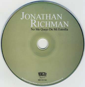 CD Jonathan Richman: No Me Quejo De Mi Estrella