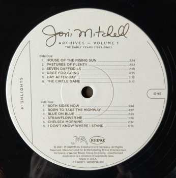 LP Joni Mitchell: Archives – Volume 1: The Early Years (1963-1967): Highlights LTD