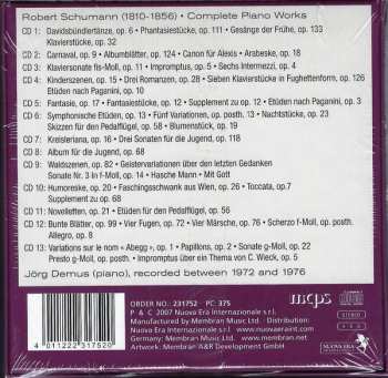 13CD/Caja Robert Schumann: Complete Piano Works