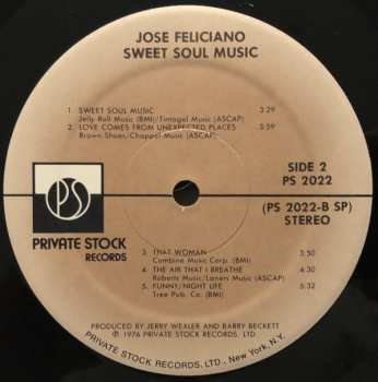LP José Feliciano: Sweet Soul Music