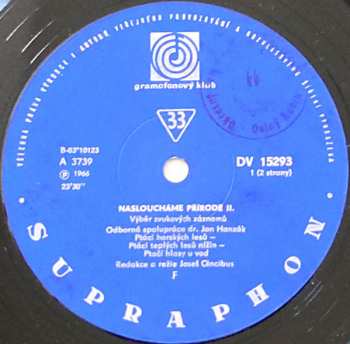 LP Josef Cincibus: Nasloucháme Přírodě 2 (Výběr Zvukových Záznamů)