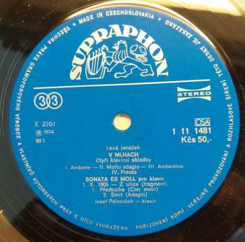 2LP Leoš Janáček: Leoš Janáček (2xLP)