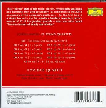 10CD/Caja Amadeus-Quartett: 27 String Quartets / Seven Last Words On The Cross