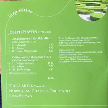 CD Joseph Haydn: Cello Konzerte Nr. 1 & 2