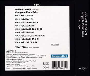 9CD/Caja Joseph Haydn: Complete Piano Trios