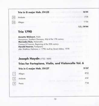 9CD/Caja Joseph Haydn: Complete Piano Trios