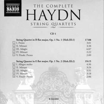 25CD/Caja Joseph Haydn: The Complete String Quartets