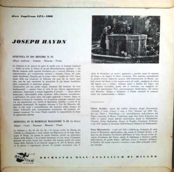 LP Joseph Haydn: Sinfonia In Do Minore N.95 / Sinfonia In Si Bemolle Maggiore N.85 (La Reine)