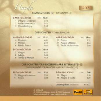 9CD/Caja Joseph Haydn: The Piano Sonatas = Die Klaviersonaten
