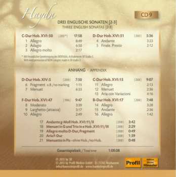 9CD/Caja Joseph Haydn: The Piano Sonatas = Die Klaviersonaten