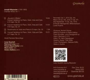 CD Joseph Mayseder: Kammermusik, Vol. 1