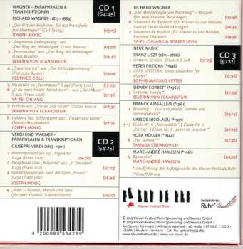 3CD/Caja Giuseppe Verdi: Wagner und Verdi - Paraphrasen und Transkriptionen & Neue Musik