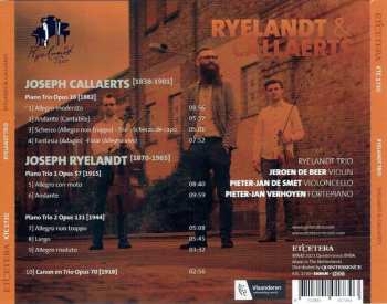 CD Ryelandt Trio: Late Romantic Piano Trios From Flanders