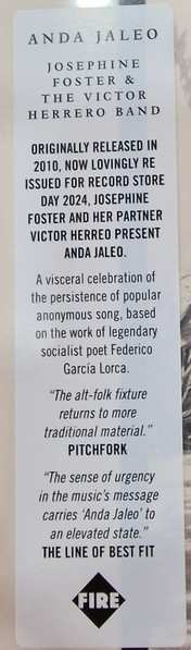 LP Josephine Foster: Anda Jaleo