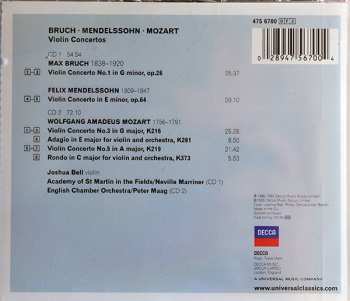 2CD Wolfgang Amadeus Mozart: Violin Concertos