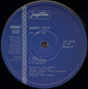 LP Josipa Lisac: Hir, Hir, Hir