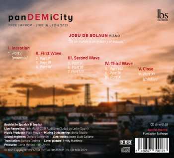 CD Josu De Solaun: Pandemicity: Free Improv, Live In Leon 2021