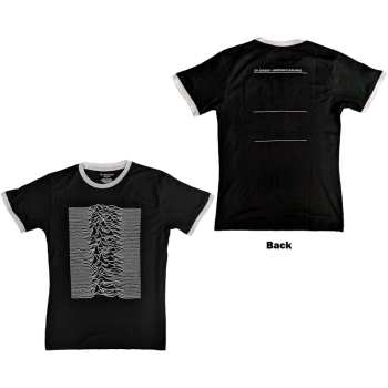 Mercancía Joy Division: Joy Division Unisex Ringer T-shirt: Unknown Pleasures (back Print) (small) S