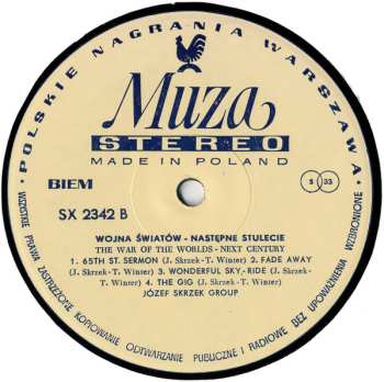 LP Józef Skrzek: Wojna Światów - Następne Stulecie
