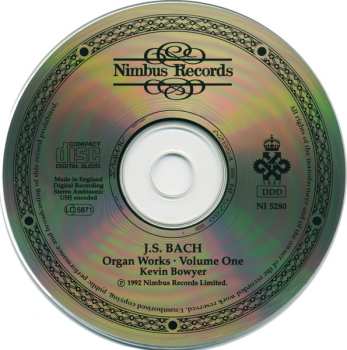 CD Johann Sebastian Bach: The Works For Organ, Volume 1