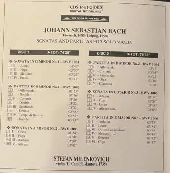 2CD/Caja Johann Sebastian Bach: Sonatas And Partitas For Solo Violin