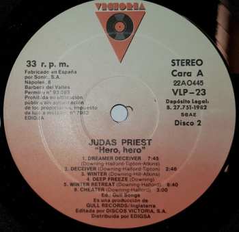 2LP Judas Priest: Hero, Hero