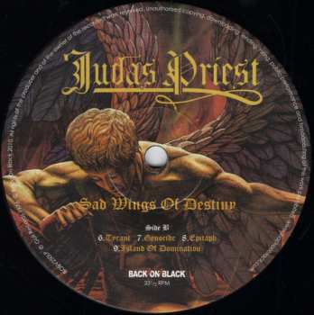 LP Judas Priest: Sad Wings Of Destiny