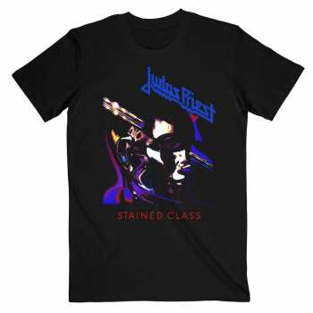 Mercancía Judas Priest: Judas Priest Unisex T-shirt: Stained Class Purple Mixer (small) S