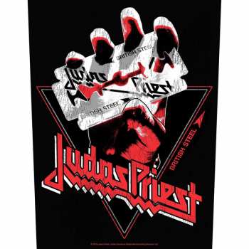 Merch Judas Priest: Aplicación en la espalda British Steel Vintage